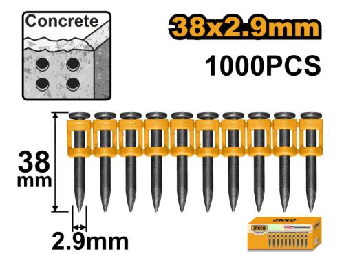 INGCO Betonszeg 38 mm (CCNLI9008E) (1000 db)